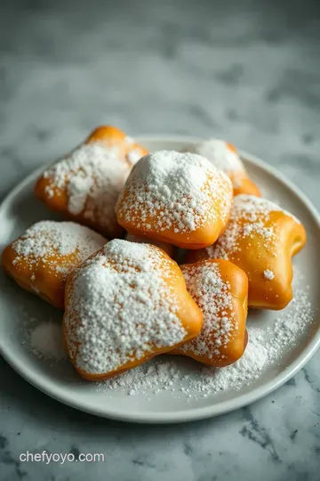 Heavenly Homemade Beignets presentation