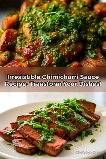 Irresistible Chimichurri Sauce Recipe: Transform Your Dishes!