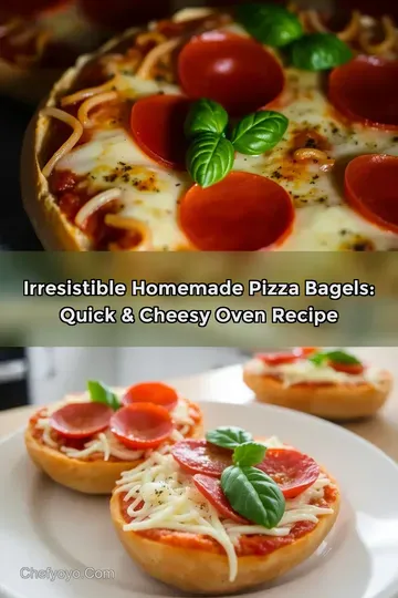Irresistible Homemade Pizza Bagels: Quick & Cheesy Oven Recipe