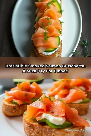 Irresistible Smoked Salmon Bruschetta: A Must-Try for Dinner!