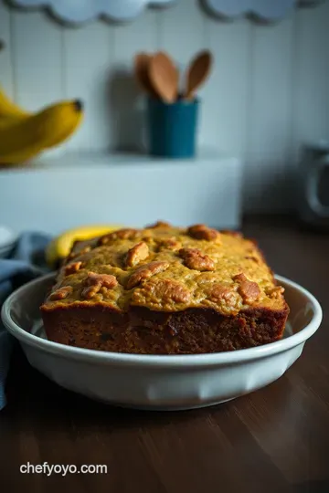 Irresistibly Moist Banana Bread presentation