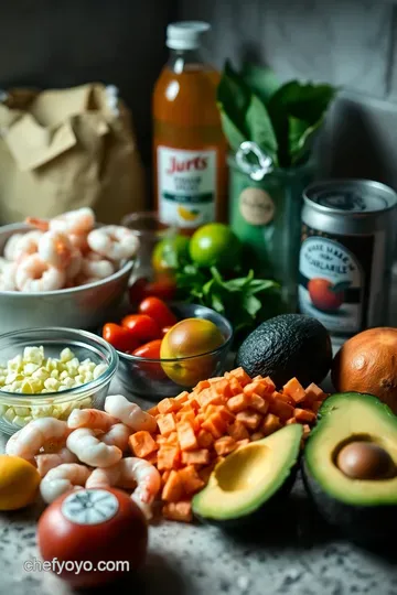 Mexican Shrimp Cocktail Fiesta ingredients