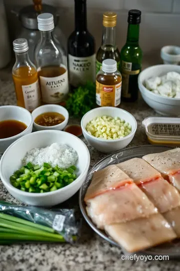 Miso-Glazed Black Cod: A Flavorful Fusion of Umami and Elegance ingredients
