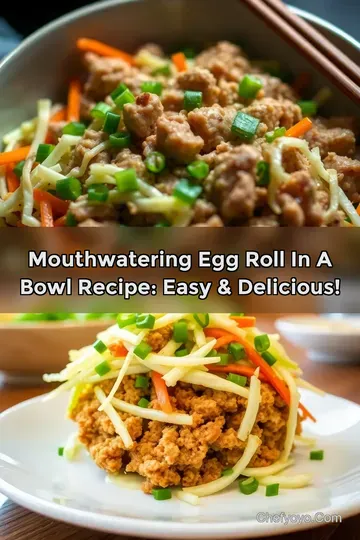 Mouthwatering Egg Roll in a Bowl Recipe: Easy & Delicious!