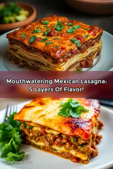 Mouthwatering Mexican Lasagna: 5 Layers of Flavor!