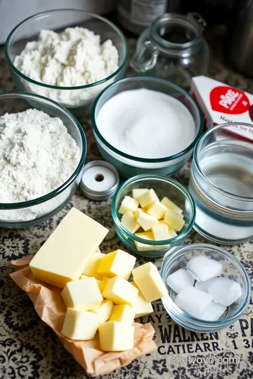 Perfectly Flaky Double Pie Crust ingredients