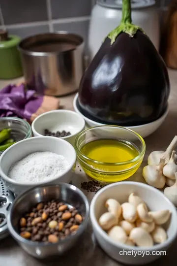 Perfectly Roasted Whole Eggplant: A Taste of the Mediterranean ingredients