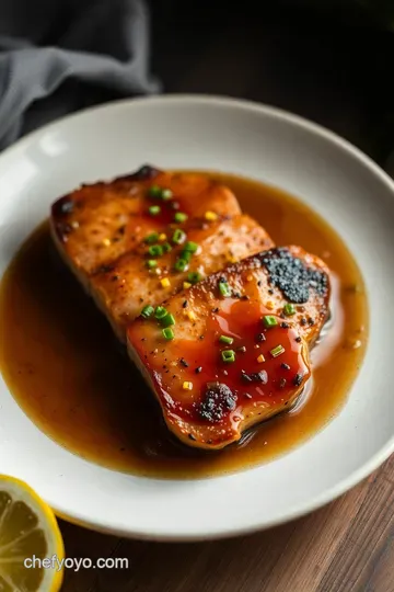 Perfectly Seared Yellowfin Tuna with Citrus Soy Glaze presentation