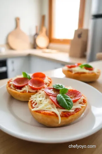 Quick and Cheesy Oven-Baked Bagel Pizzas steps