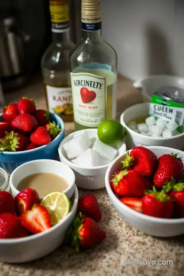 Refreshing Strawberry Daiquiri: A Taste of Summer in a Glass ingredients