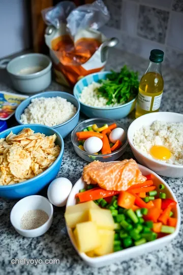 Salmon Fried Rice: A Quick and Delicious Way to Use Leftovers ingredients