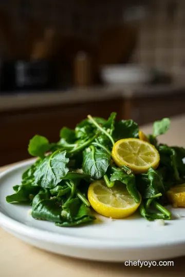 Sautéed Mangold Chard with Garlic and Lemon steps