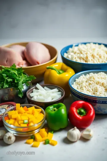 Simple and Savory Arroz con Pollo: A Comforting Spanish Classic ingredients