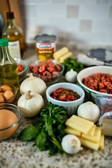 Simply Classic Lasagna: The Heart of Italian Comfort Food ingredients