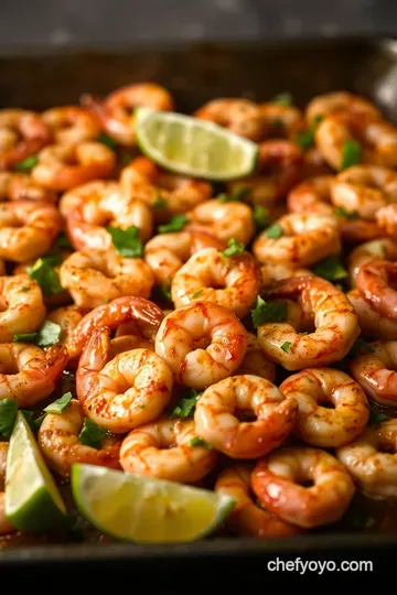 Sizzling Shrimp Fajitas with Peppers & Onions presentation