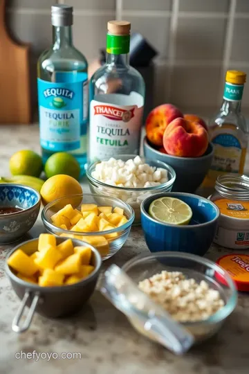 Sweet & Zesty Peach Margarita Bliss ingredients