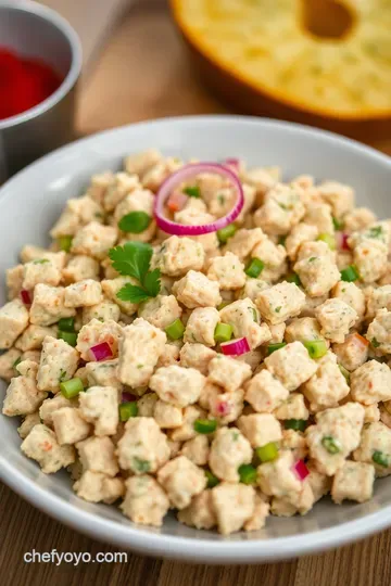 Tantalizing Tuna Salad: Quick and Easy Delight presentation