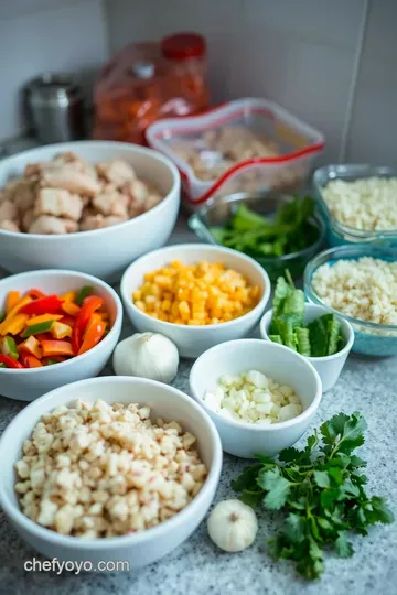 Thai Chicken Fried Rice with a Zing ingredients
