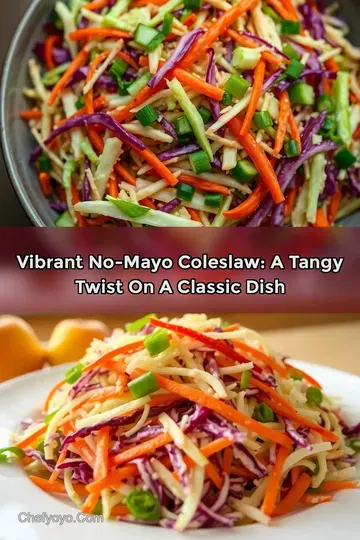 Vibrant No-Mayo Coleslaw: A Tangy Twist on a Classic Dish