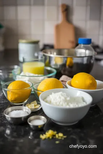 Zesty Classic Lemon Sorbet: Refreshingly Tangy and Easy to Make ingredients