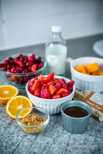 Zesty Fresh Cranberry Sauce - A Festive Tradition ingredients