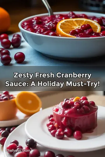 Zesty Fresh Cranberry Sauce: A Holiday Must-Try!