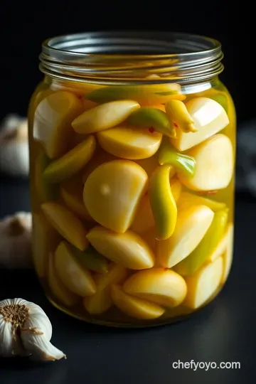 Zesty Pickled Garlic: A Tangy Addition to Any Dish presentation