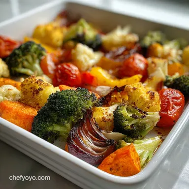21 Day Daniel Fast Recipe with Roasted Vegetables Recipe Card