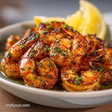 The 6Minute Marvel Zesty Lemon Garlic Air Fryer Shrimp Recipe Recipe Card