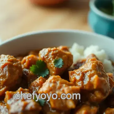 Abuela's Pollo Guisado: Puerto Rican Comfort in a Bowl Recipe Card