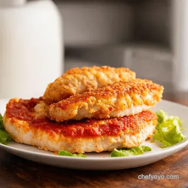 Air Fryer Chicken Parm Crispy Easy Italian Comfort Recipe Card