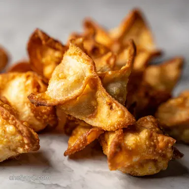 Air Fryer Crab Rangoon Crispy Quick Pub Grub Upgrade Recipe Card