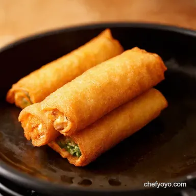 Crispy Air Fryer Egg Rolls A Healthier Takeout Treat Recipe Card