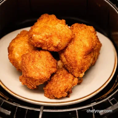 Air Fryer Fried Chicken Crispy Easy GuiltFree Recipe Card