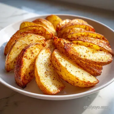 Air Fryer Sliced Potatoes Ready in 30 Min: Crispy Recipe Card