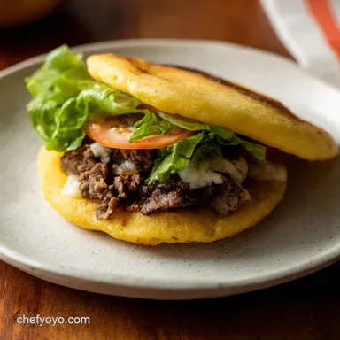 Arepa con Queso My Cheesy South American Dream Recipe Card