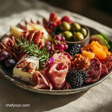 Artisan Charcuterie Board Recipe for 8 Servings