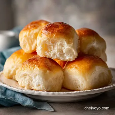 Dinner Rolls Recipe: Fluffy and Soft Homemade Rolls in 140 Minutes Recipe Card