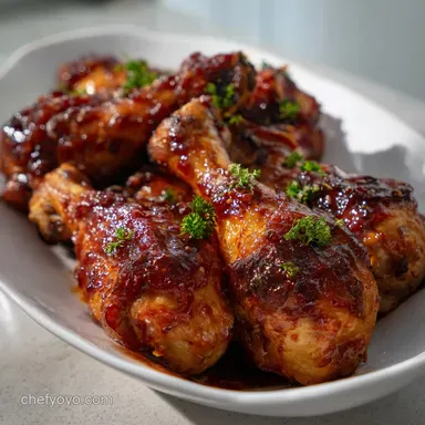 Asian Glazed Chicken Drumsticks Skinnytaste: Sticky Sweet