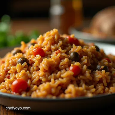 Easy Cajun Dirty Rice Recipe Authentic Louisiana Flavor in 45 Mins Recipe Card