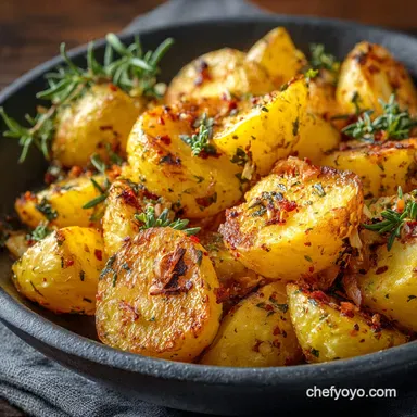 Greek Garlic Roasted Potatoes: Authentic Lemon Garlic Recipe