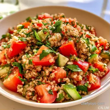 Tabbouleh with Fine Bulgur Recipe Card