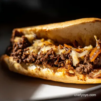 Philly Cheesesteak Meat The Authentic Taste of Philly Recipe Card