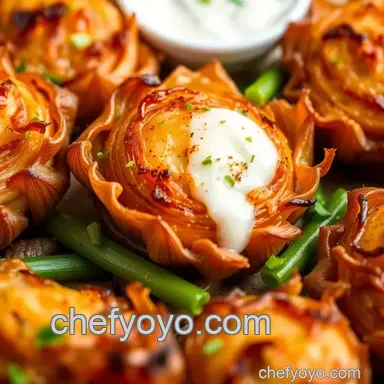 How to Bake Healthy Blooming Onion with Spicy Twist: An Easy Delight! Recipe Card