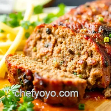 How to Make Baked Beef & Pork: Zesty Creole Meatloaf - A Flavorful Family Favorite Recipe Card