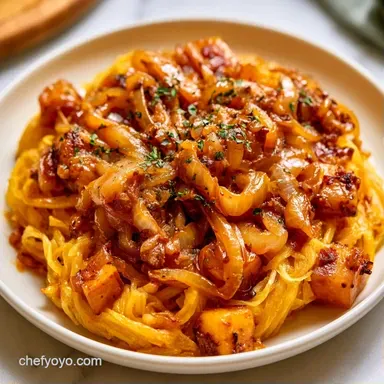 Saut&eacute;ed Spaghetti Squash for 4 Recipe Card