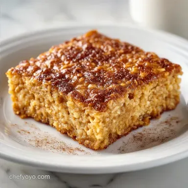 Banana Bread Baked Oatmeal: Meal Prep