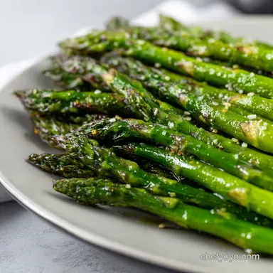 Easy asparagus on the bbq recipe Grilled to Perfection Recipe Card