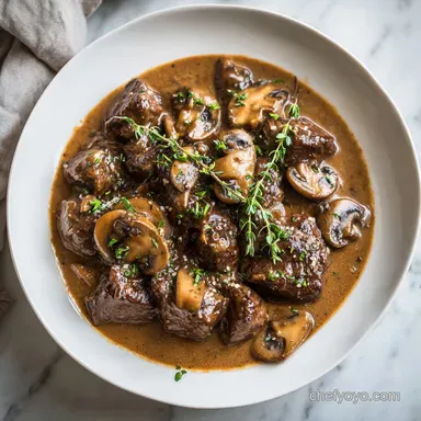 Beef Stroganoff with Sirloin in 30 Minutes