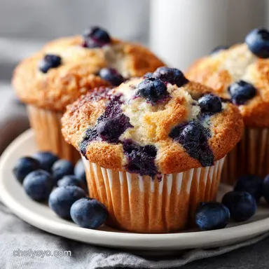 Blueberry Muffin Recipe: Fluffy in 35 Min Recipe Card